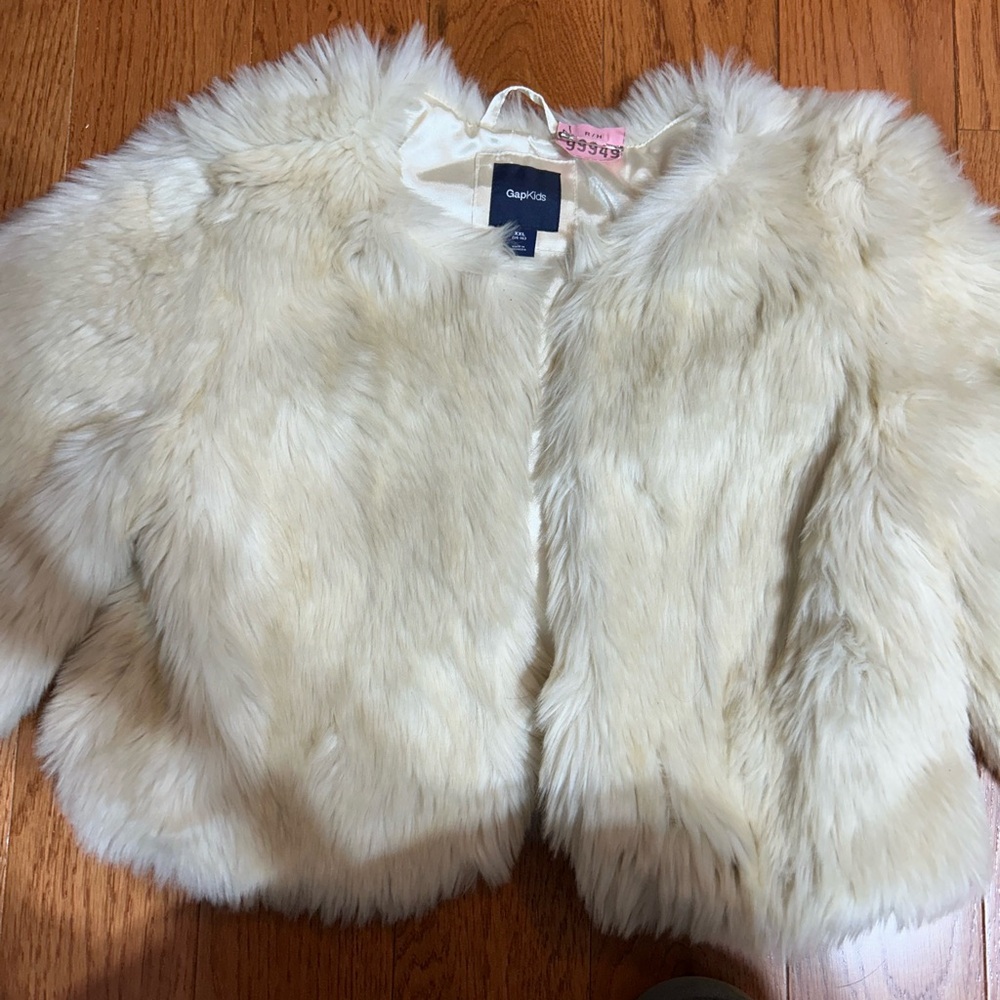 GAP XXL Kids 14-16 size fur jacket